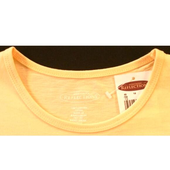 Northern Reflections T-Shirt XS Watering Can Florals Butterflies NOS w/Tag - Picture 3 of 3